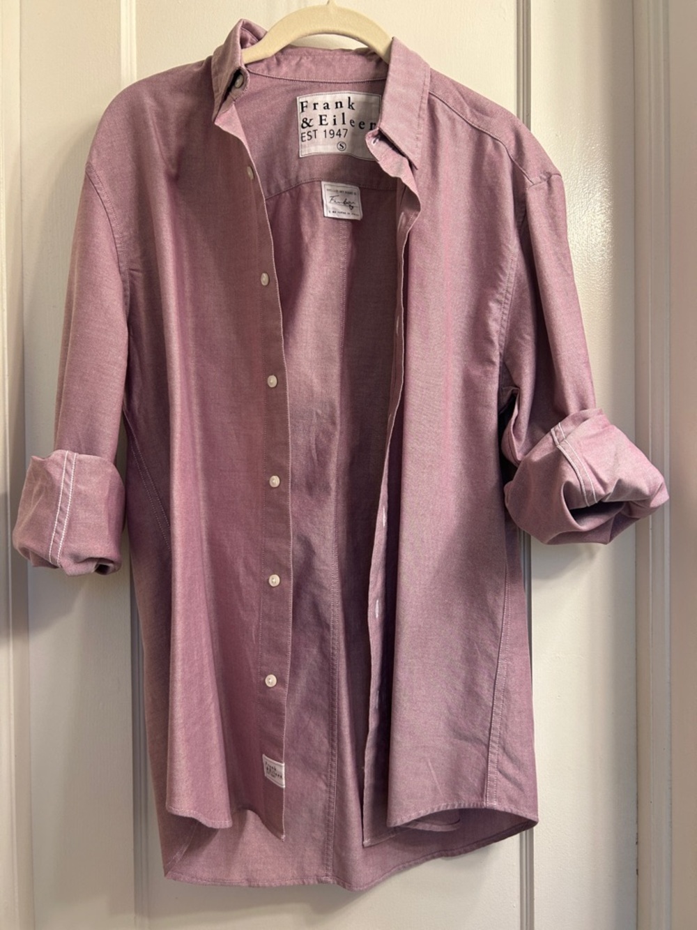 Frank & Eileen Finbar Button Down NWOT